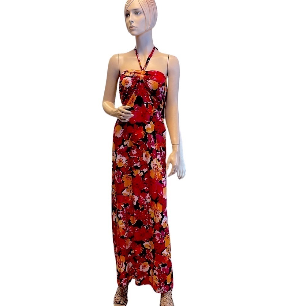 Claudia Richard Women’s Floral Maxi Dress Size L - Picture 2 of 6